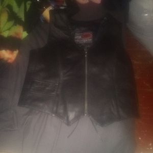 Leather vest